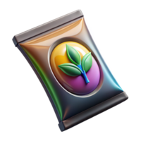 elegant abstract Seed Packet Transparent Background Colorful Design png