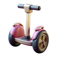 magnificent contemporary Segway Front View Isolated with Reflection authentic png
