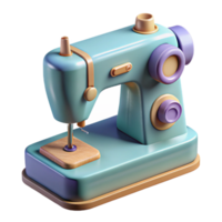 serene classic Sewing Machine Top View Transparent Background high quality png