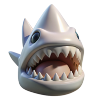 serene abstract Shark Teeth Sharp White Isolated Element exclusive png