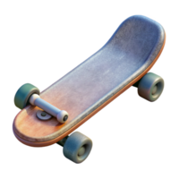 impressive artistic Side View Skateboard Transparent Background high resolution png