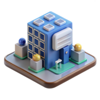 impressive modern Smart Building Management System Interface Isolated professional png