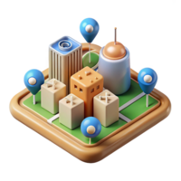 beautiful rustic Smart City Sensor Network Diagram Cutout high quality png
