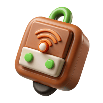 elegant abstrakt smart bruka sensor samlar data transparent bakgrund hög upplösning png