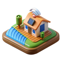 wonderful abstract Smart Farm Sensor Monitoring Water Levels Cutout original png