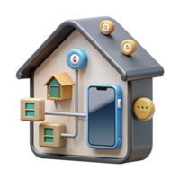 serene classic Smart Home Automation System Diagram Cutout high resolution png