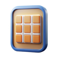 serene rustic Smartphone App Icon Grid View Transparent Element genuine png