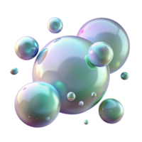 elegant rustic Soap Bubbles Floating Transparent Element premium png