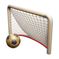 dramatic creative Soccer Goal Net Close Up Transparent Background high resolution png