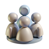 dramatic creative Social Interaction Silhouettes Group Conversation Transparent Background authentic png