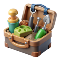 stunning modern Soil Analysis Kit with Tools Isolated high resolution png