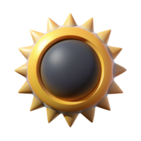 elegant artistic Solar Eclipse Corona Isolated with Bright Ring png