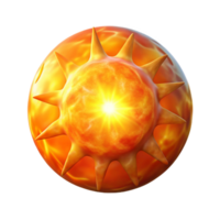 beautiful abstract Solar Flare Eruption Bright Light and Energy Isolated Element high resolution png