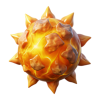 elegant rustic Solar Flare Eruption Dynamic Illustration Transparent Background professional png