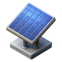 elegant abstract Solar Panel Array Isometric View Isolated premium png