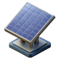 extraordinary vintage Solar Panel Array Isometric View Isolated detailed png