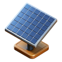 dramatic traditional Solar Panel Array Isometric View Isolated high quality png