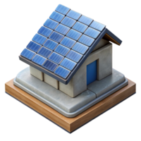 wonderful rustic Solar Panel Array on Building Roof Cutout exclusive png