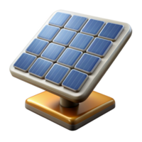 impressive modern Solar Panel Array with Sun Rays Isolated authentic png