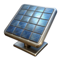 vibrant abstract Solar Panel Array with Sun Rays Isolated high quality png