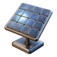 serene creative Solar Panel Array with Sun Rays Isolated high quality png