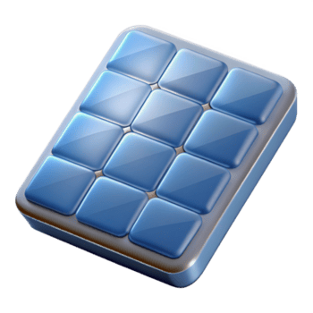 extraordinary rustic Solar Panel Array Top View Transparent Element png