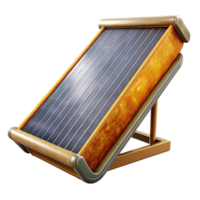 serene abstract Solar Thermal Panel Close Up Cutout original png