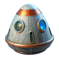dramatic abstract Space Capsule Heat Shield Ablation Transparent Background high quality png