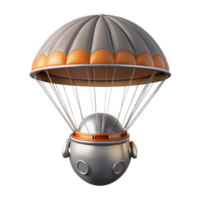 magnificent abstract Space Capsule Parachute Deployment Isolated Element original png
