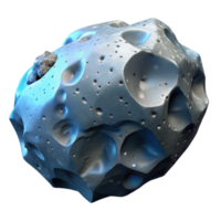 serene vintage Space Debris Fragment Irregular Shape Isolated Element authentic png