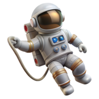 extraordinary artistic Spacewalk Astronaut Tethered to Spacecraft Transparent Background authentic png