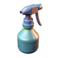 impressive rustic Spray Bottle with Trigger Isolated Transparent Background authentic png