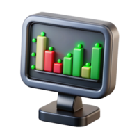 dramatic abstract Stock Ticker Display with Moving Numbers Transparent Background exclusive png