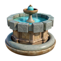 wonderful contemporary Stone Fountain Front View Transparent Background exclusive png