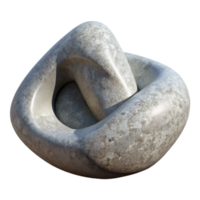 extraordinary classic Stone Sculpture Abstract Shape Isolated with Smooth Texture authentic png