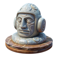 extraordinary creative Stone Sculpture with Cultural Significance Transparent Background authentic png