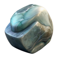 elegant abstract Stone Sculpture with Polished Surface Transparent Background high quality png