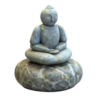 extraordinary rustic Stone Sculpture with Spiritual Meaning Transparent Background exclusive png