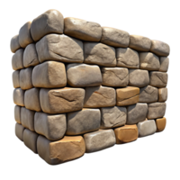 impressive creative Stone Wall Rough Texture Transparent Background high quality png