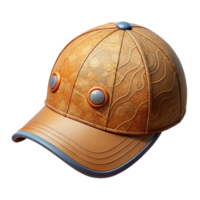 extraordinary rustic Street Style Baseball Cap Embroidered Isolated on Transparent Background high resolution png
