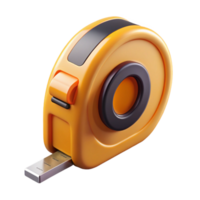serene abstract Tape Measure Retractable Isolated with Transparent Background premium png