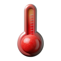 stunning minimalist Thermometer Mercury Rising Red Isolated Element original png