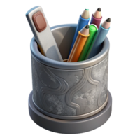 stunning creative Tin Can Pencil Holder Desk Organizer Transparent Background exclusive png
