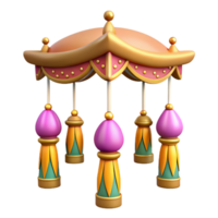 impressive rustic Toran Door Hanging Decorative Diwali Tradition Isolated authentic png