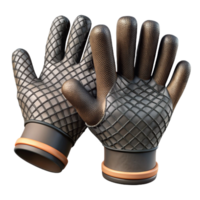 wonderful vintage Torn Fishnet Gloves Black Isolated Element authentic png
