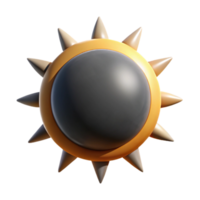stunning contemporary Total Eclipse Isolated with Corona Visible high resolution png