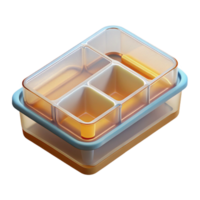 extraordinary abstract Transparent Plastic Tray with Compartments Isolated high resolution png