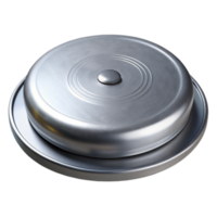 serene minimalist Turntable Platter Close Up Silver Isolated png