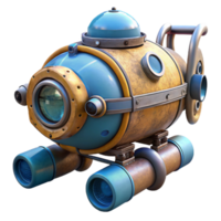 extraordinary classic Underwater Pipeline Inspection Robot Transparent Background authentic png