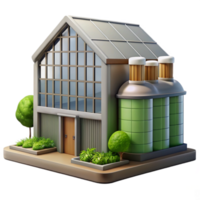 impressive creative Vertical Farm Building Modern Architecture Cutout high quality png